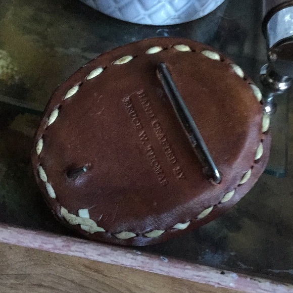 Vintage western leather belt buckle cowgirl boho rodeo chic rustic market - Picture 6 of 7